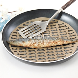 실리콘생선구이시트(베이지)