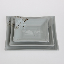 사각평접시(자연주의 S-108)