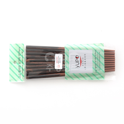 빈티지 브라운 젓가락 10P