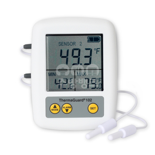 ETI 고정밀 디지털 알람 냉장고온도계(냉장/냉동)동시측정 써마가드-102