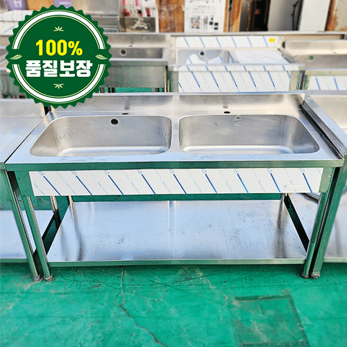 중고 2조 세정대 1500 (소배수구/수전구멍2개)