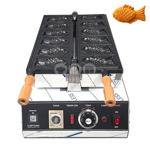 6구 붕어빵 기계 (아날로그/전기식)