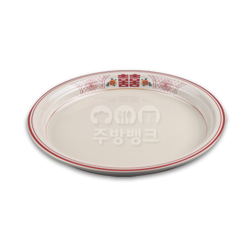 희락 원형요리접시