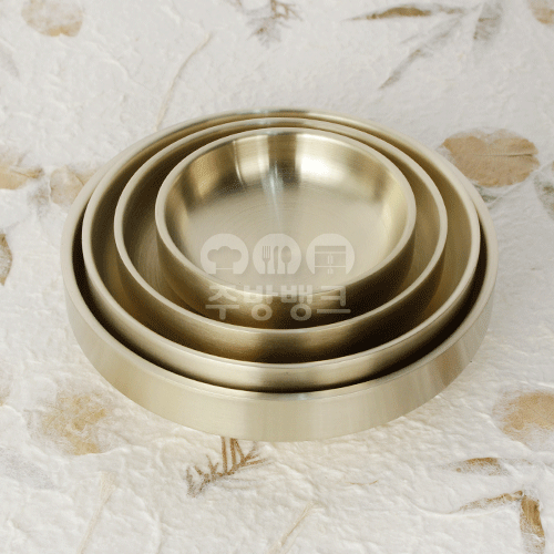 거북표 지르코늄 이중 찬접시