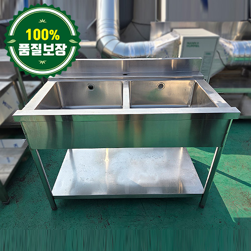 중고 2조 세척기 싱크대 1200 (양트임)