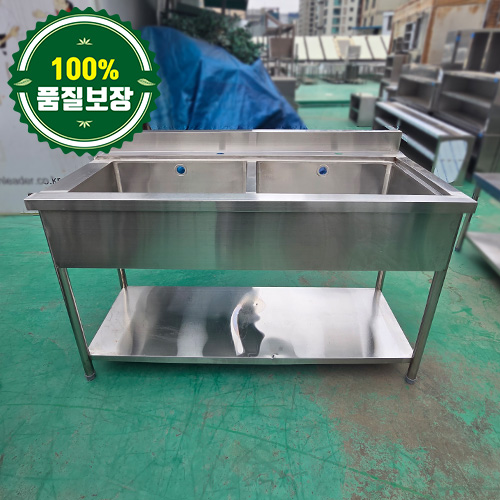 중고 2조 세척기 싱크대 1500 (좌걸림)