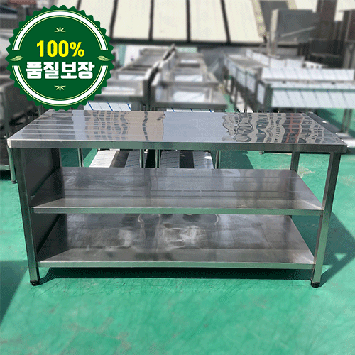 중고 2단 작업대 1630 (좌측막힘)