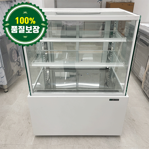 중고 직각 제과 쇼케이스 900 (화이트/뒷문)