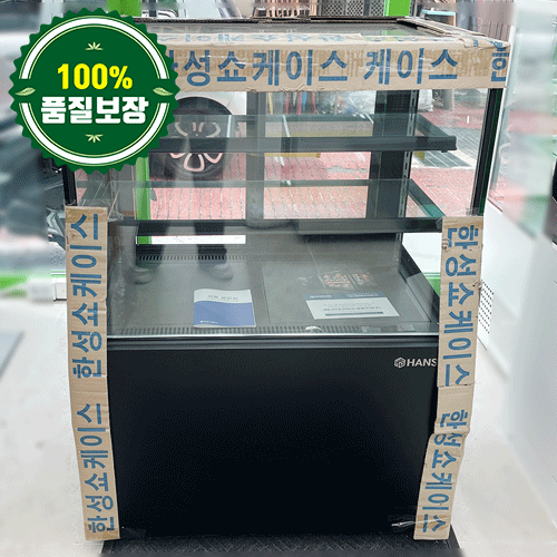 중고/진열품 직각 제과 쇼케이스 900 (블랙/뒷문)