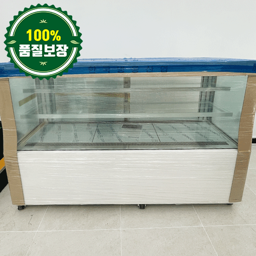 중고/진열품 직각 제과 쇼케이스 1800 (화이트/뒷문)